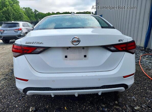 3N1AB8CV1PY287663 2023 NISSAN SENTRA Белый Вид сзади