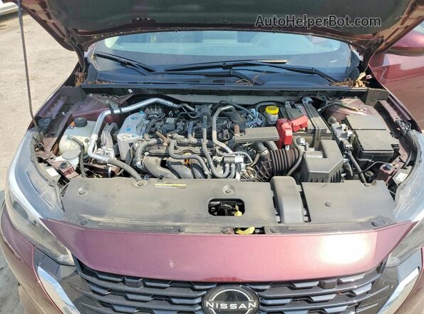 3N1AB8CV1RY239731 2024 NISSAN SENTRA Темно-бордовый Вид задней части салона