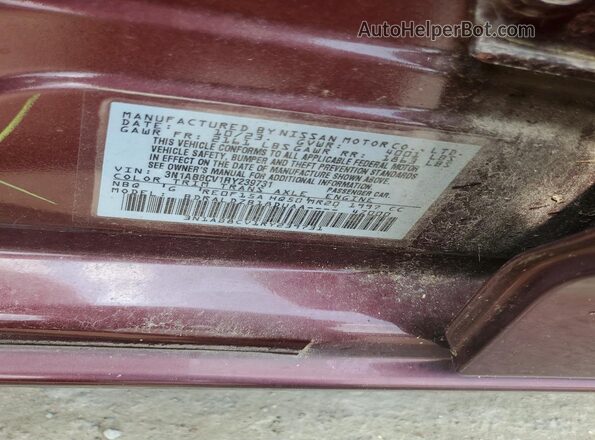 3N1AB8CV1RY239731 2024 NISSAN SENTRA Темно-бордовый Вид подкапотного пространства