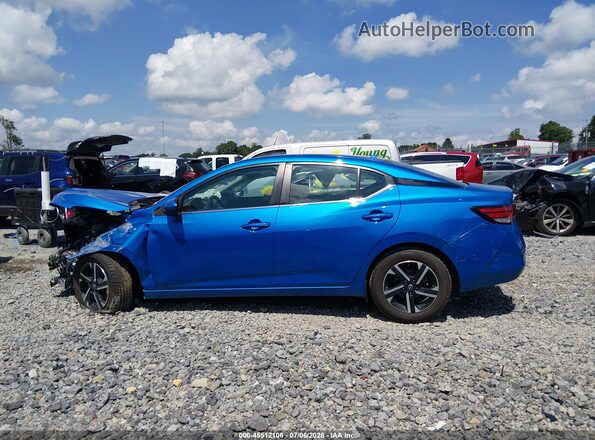 3N1AB8CV1RY304092 2024 NISSAN SENTRA Синий Панорамный вид салона 360°