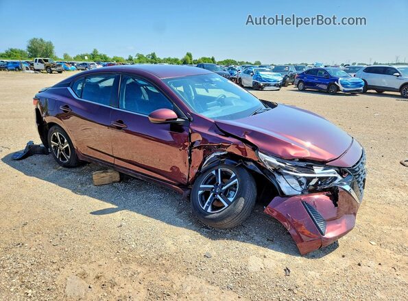 3N1AB8CV1RY309406 2024 NISSAN SENTRA Maroon წინა მარჯვენა