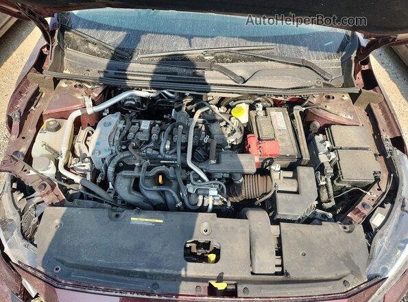 3N1AB8CV1RY309406 2024 NISSAN SENTRA Maroon უკანა სალონის ხედი