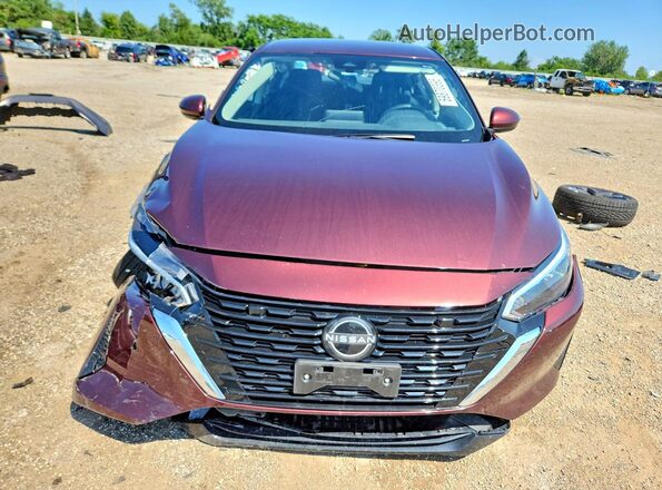 3N1AB8CV1RY309406 2024 NISSAN SENTRA Maroon წინა ხედი