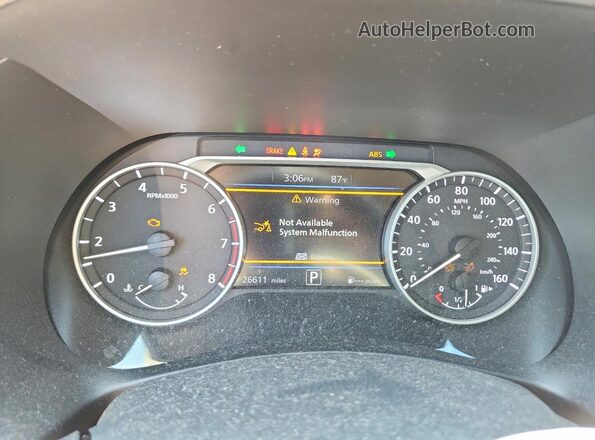 3N1AB8CV1RY309406 2024 NISSAN SENTRA Maroon ხელსაწყოთა პანელის ხედი