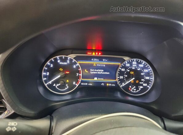 3N1AB8CV1RY316341 2024 NISSAN SENTRA White Instrument cluster view