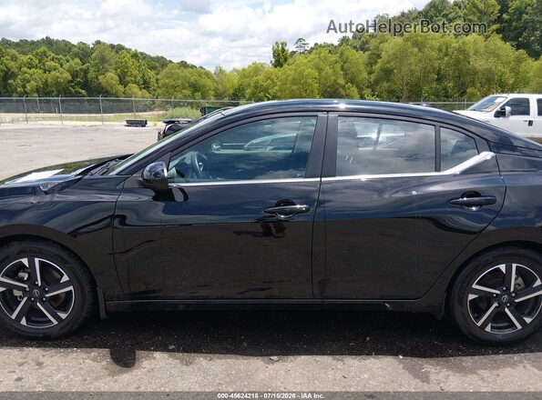 3N1AB8CV1RY327856 2024 NISSAN SENTRA Black Widok wnętrza 360 stopni