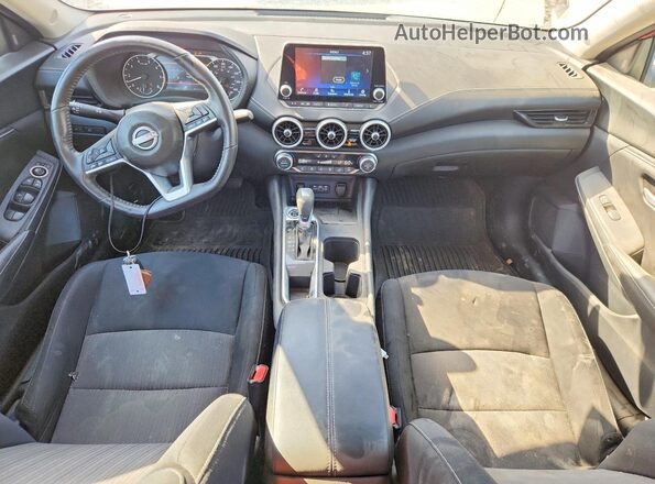 3N1AB8CV1RY366107 2024 NISSAN SENTRA Maroon Dashboard view