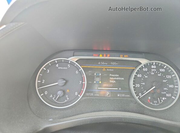 3N1AB8CV1RY366107 2024 NISSAN SENTRA Maroon Instrument cluster view