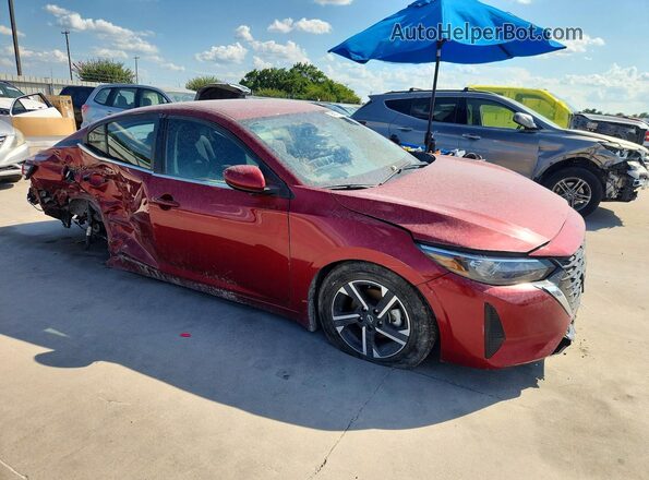 3N1AB8CV1RY366107 2024 NISSAN SENTRA Maroon Front right
