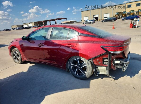 3N1AB8CV1RY366107 2024 NISSAN SENTRA Maroon Rear left