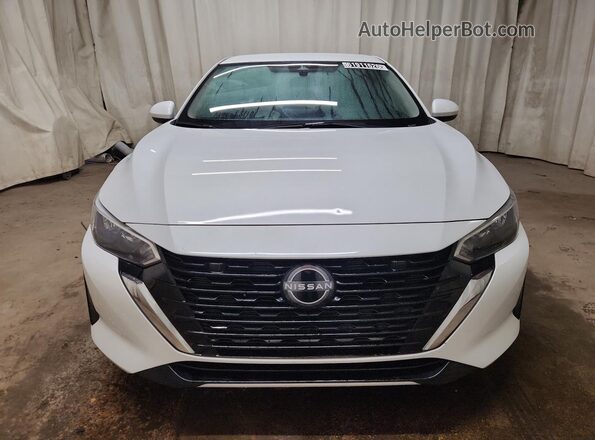 3N1AB8CV1SY277112 2025 NISSAN SENTRA White Widok naklejki z numerem VIN