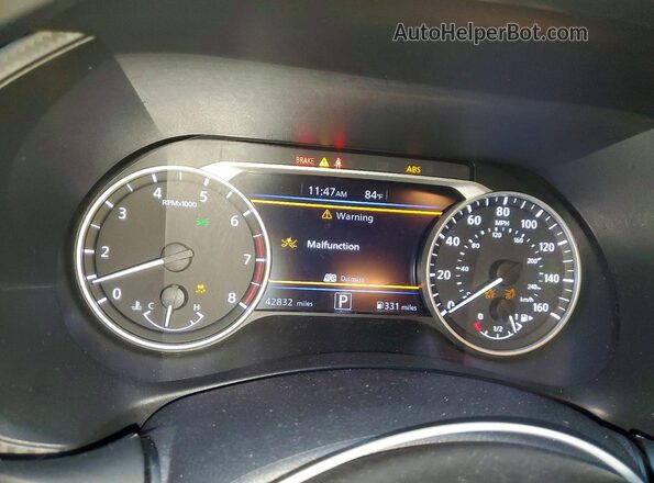 3N1AB8CV1SY286795 2025 NISSAN SENTRA Красный Вид щитка приборов