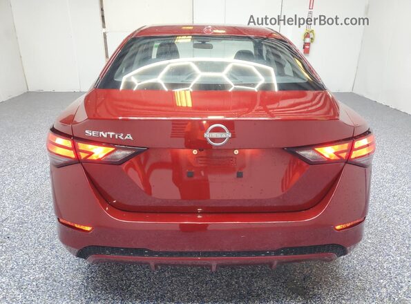3N1AB8CV1SY286795 2025 NISSAN SENTRA Красный Панорамный вид салона 360°
