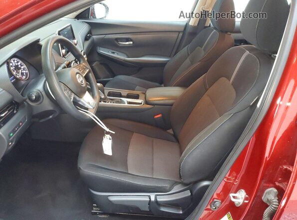 3N1AB8CV1SY286795 2025 NISSAN SENTRA Красный Вид салона спереди