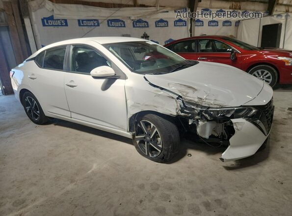 3N1AB8CV1SY297683 2025 NISSAN SENTRA White Vista de la etiqueta del VIN