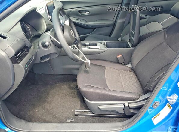 3N1AB8CV1SY317639 2025 NISSAN SENTRA Blue Вид салону спереду