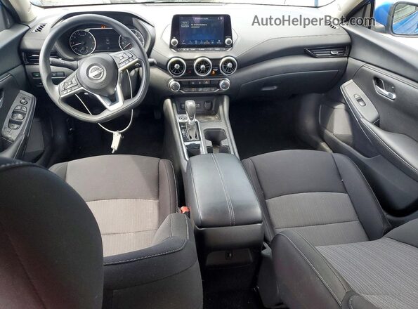 3N1AB8CV1SY317639 2025 NISSAN SENTRA Blue Вид панелі приладів