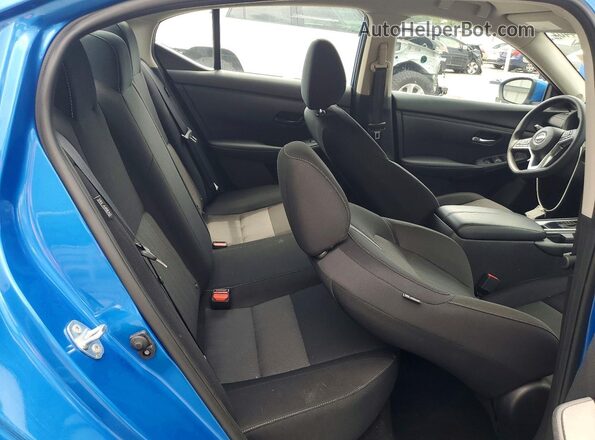 3N1AB8CV1SY317639 2025 NISSAN SENTRA Blue Вид задніх сидінь