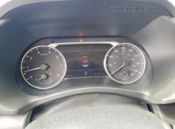 3N1AB8CV1SY317639 2025 NISSAN SENTRA Blue Вид щитка приладів