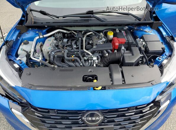 3N1AB8CV1SY317639 2025 NISSAN SENTRA Blue Вид задньої частини салону