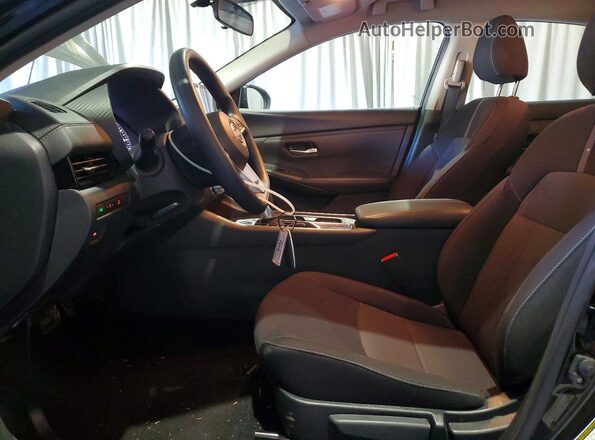 3N1AB8CV1SY324235 2025 NISSAN SENTRA Черный Вид салона спереди