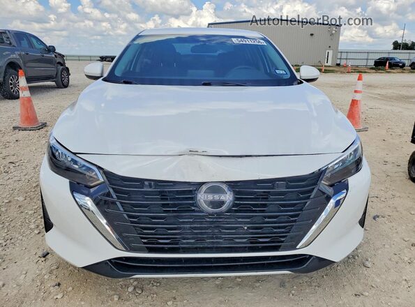 3N1AB8CV1SY349555 2025 NISSAN SENTRA White Front view
