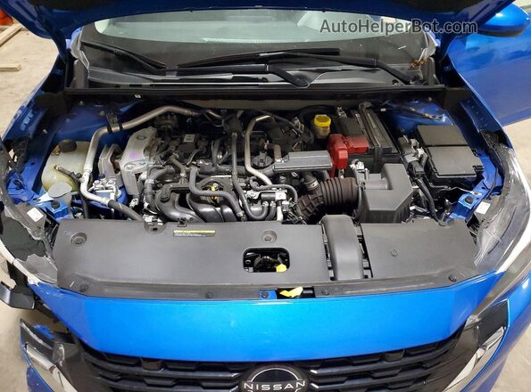 3N1AB8CV1SY363956 2025 NISSAN SENTRA Blue უკანა სალონის ხედი