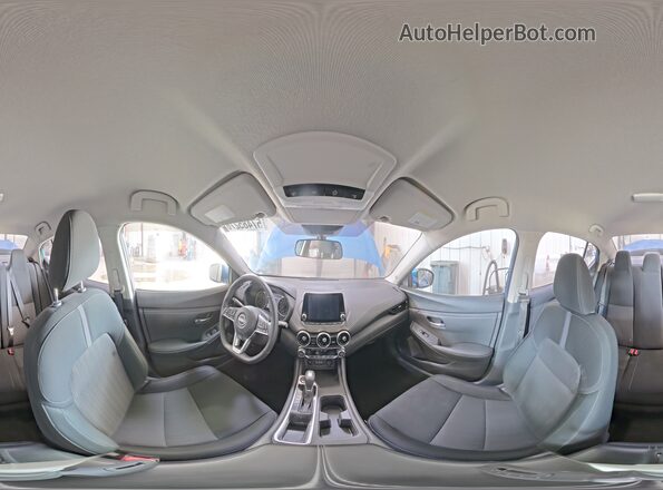 3N1AB8CV1SY363956 2025 NISSAN SENTRA Blue VIN კოდის სტიკერის ხედი
