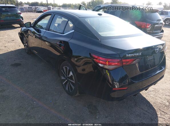 3N1AB8CV1SY374620 2025 NISSAN SENTRA Black უკანა მარცხენა