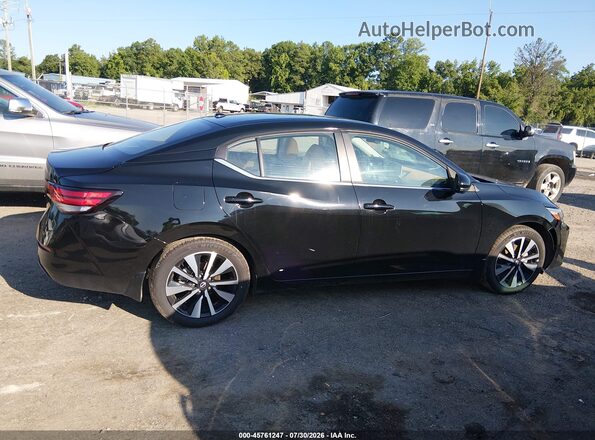 3N1AB8CV1SY374620 2025 NISSAN SENTRA Black უკანა სალონის ხედი