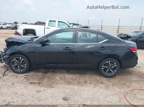 3N1AB8CV1SY389344 2025 NISSAN SENTRA Black სალონის 360-გრადუსიანი ხედი