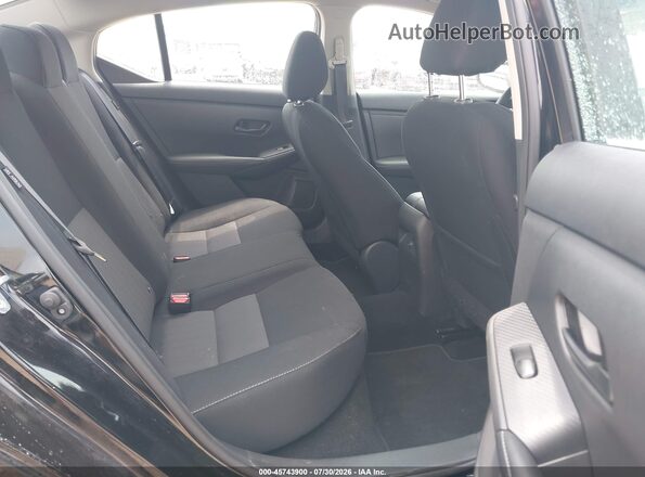 3N1AB8CV1SY389344 2025 NISSAN SENTRA Black VIN კოდის სტიკერის ხედი