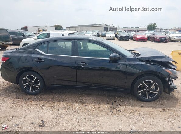 3N1AB8CV1SY389344 2025 NISSAN SENTRA Black უკანა სალონის ხედი