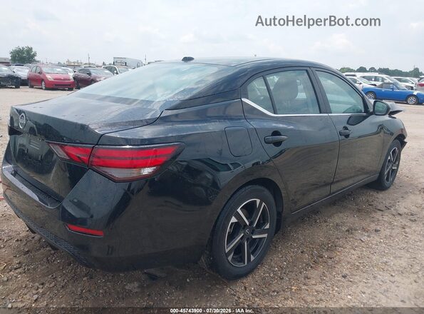3N1AB8CV1SY389344 2025 NISSAN SENTRA Black უკანა მარჯვენა
