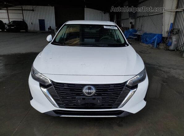 3N1AB8CV1SY397377 2025 NISSAN SENTRA White Widok wnętrza 360 stopni