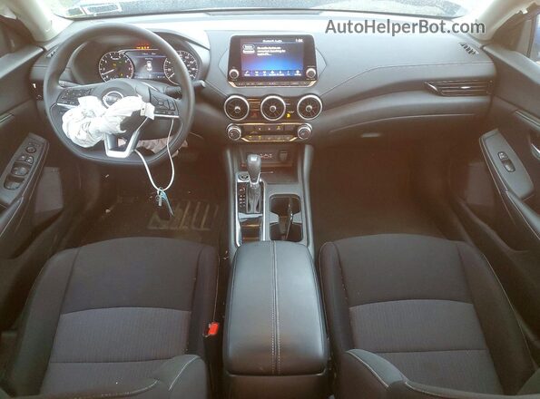 3N1AB8CV1SY400147 2025 NISSAN SENTRA Blue Dashboard view