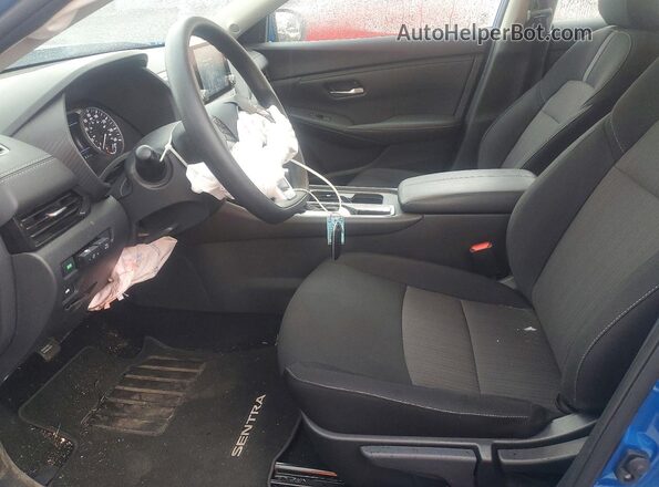 3N1AB8CV1SY400147 2025 NISSAN SENTRA Blue Front interior view