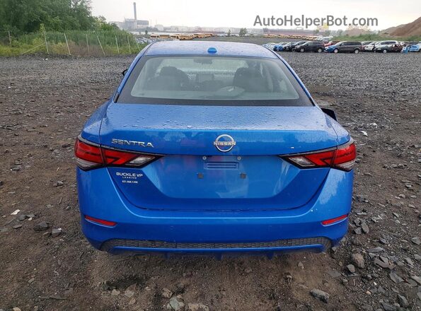 3N1AB8CV1SY400147 2025 NISSAN SENTRA Blue Rear view