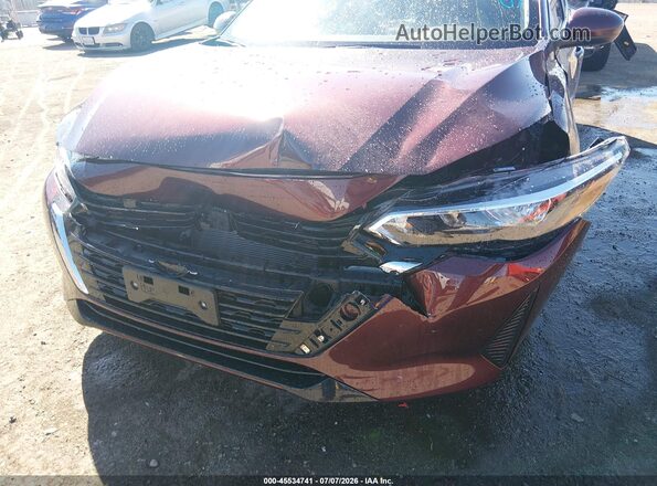 3N1AB8CV1SY414940 2025 NISSAN SENTRA Maroon Vista frontal