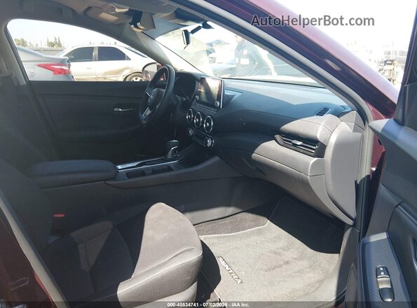 3N1AB8CV1SY414940 2025 NISSAN SENTRA Maroon Vista interior delantera