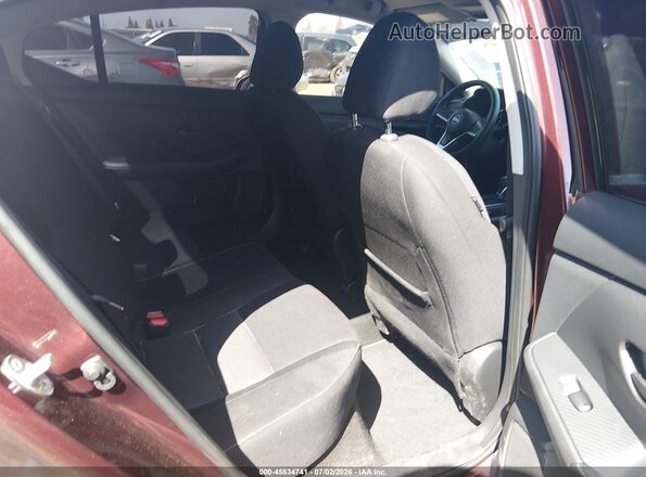 3N1AB8CV1SY414940 2025 NISSAN SENTRA Maroon Vista de la etiqueta del VIN