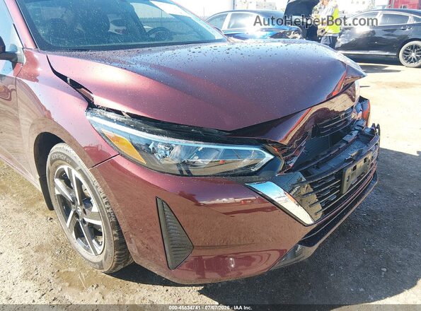 3N1AB8CV1SY414940 2025 NISSAN SENTRA Maroon Vista del cuadro de instrumentos