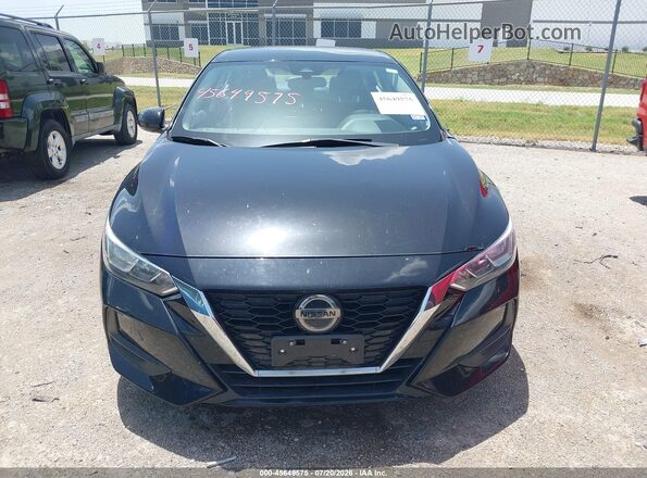 3N1AB8CV2LY224968 2020 NISSAN SENTRA Black Սարքավորումների վահանակի տեսք