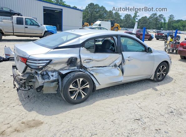3N1AB8CV2LY276424 2020 NISSAN SENTRA Серебряный Задняя правая четверть