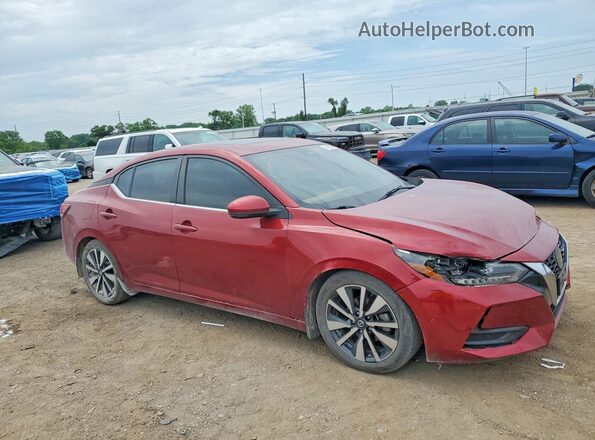 3N1AB8CV2LY306361 2020 NISSAN SENTRA Red Передня права чверть