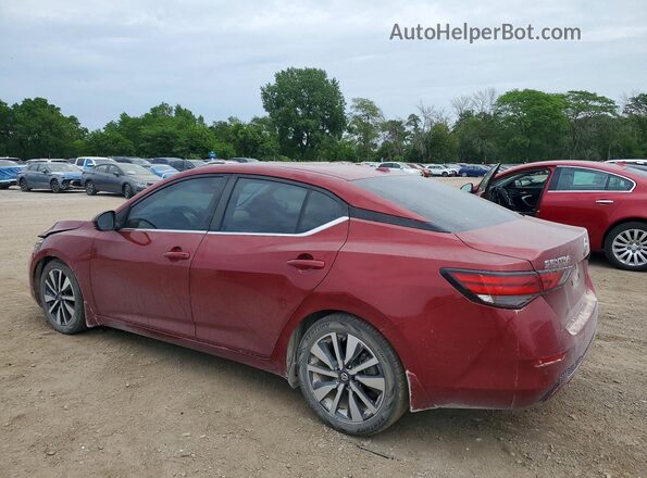 3N1AB8CV2LY306361 2020 NISSAN SENTRA Red Задня ліва чверть
