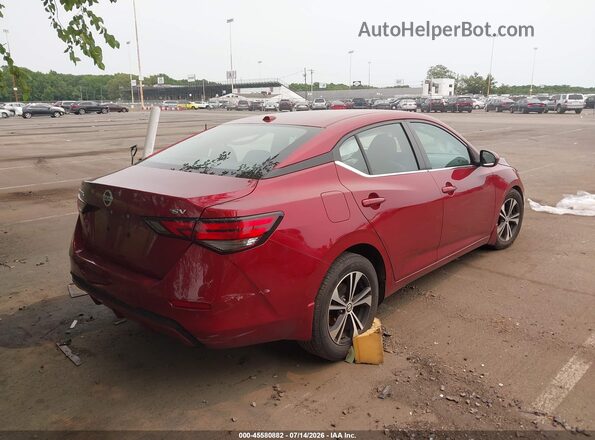3N1AB8CV2MY207279 2021 NISSAN SENTRA Red Задня права чверть