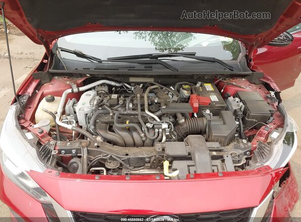 3N1AB8CV2MY207279 2021 NISSAN SENTRA Red Вид ззаду