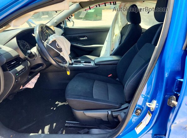 3N1AB8CV2MY210196 2021 NISSAN SENTRA Blue Սալոնի դիմացի տեսք