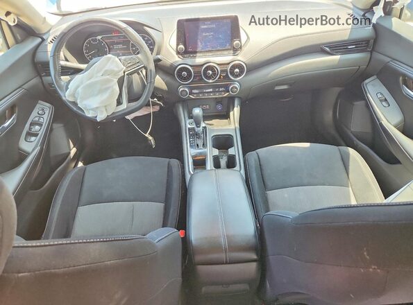 3N1AB8CV2MY210196 2021 NISSAN SENTRA Blue Առջևի վահանակի տեսք
